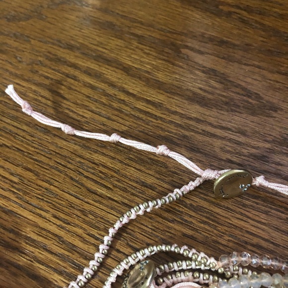 Set of two pink wrap bracelets/necklaces 💗 - Picture 3 of 4